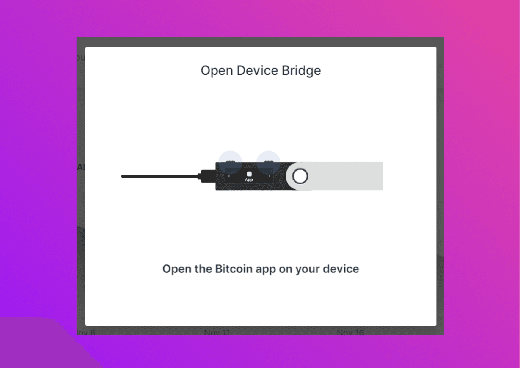 Screenshot with the request to open the Ethereum Wallet